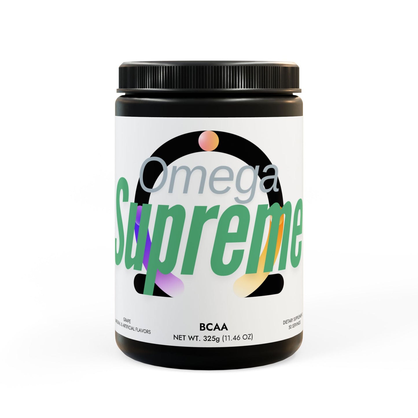 BCAA Supplement, Grape (325g, 11.46oz, 50 servings)