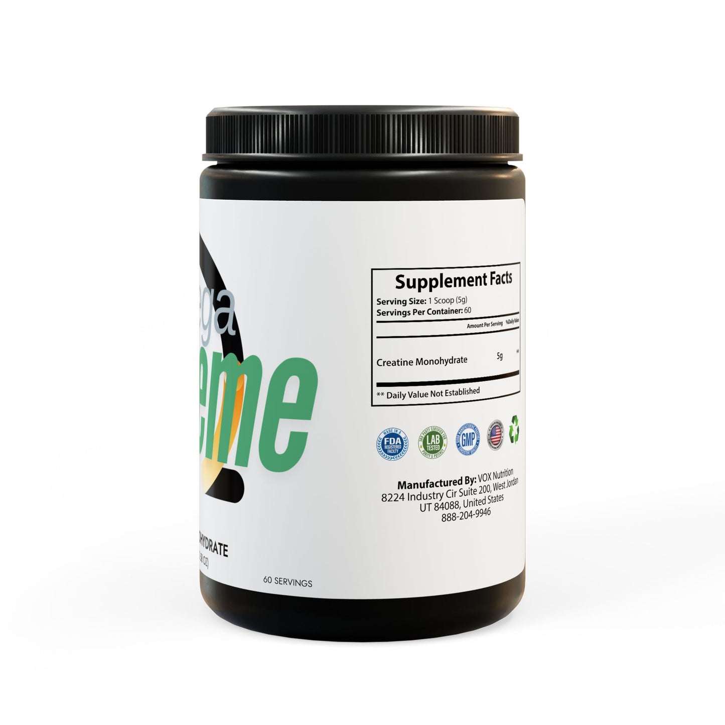 Creatine Monohydrate Supplement (300g, 10.58oz)