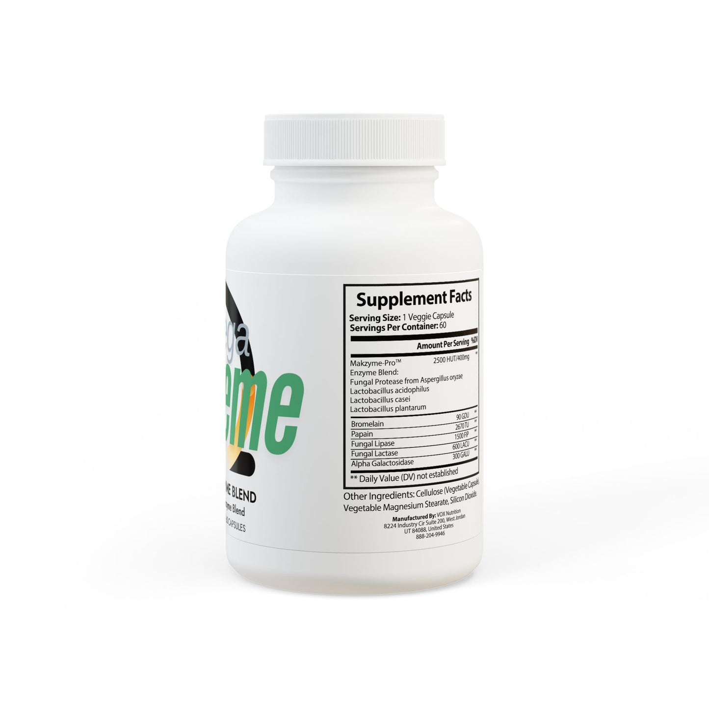 Digestive Enzyme Blend Supplement (60 Capsules)